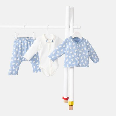 Ensemble 3 pièces, cardigan, pantalon et body PETIT BATEAU