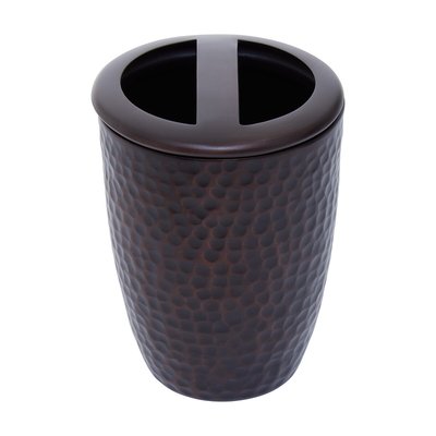 Hammered Effect Toothbrush Holder SO'HOME