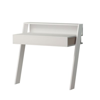 Bureau console mural design bois Cowork TOILINUX