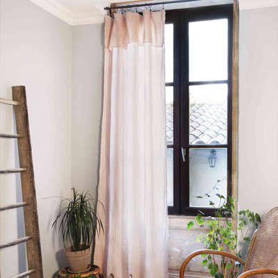 Rideau gaze de coton ajustable TERRE DE NUIT