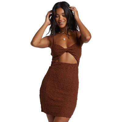 Robe courte moulante torsadée sur le devant FLOWER HOUR BILLABONG