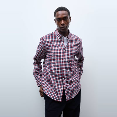 Chemise en flanelle à carreaux en coton BIO GOTS MONOPRIX