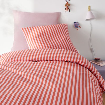 Beddengoed in 50% gerecycled katoen, vierkante kussensloop, Sacha Rose LA REDOUTE INTERIEURS