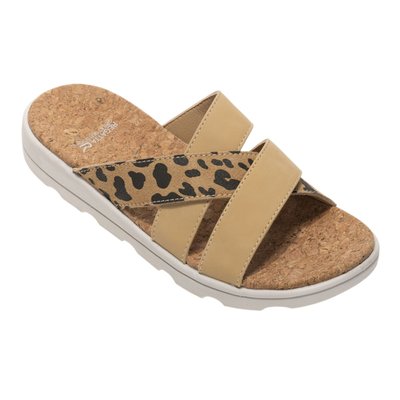 Sandales motif/style imprimé léopard et uni CASSIE REGATTA
