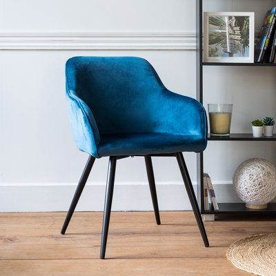 Chaise vintage velours, GISELE HAPPY GARDEN