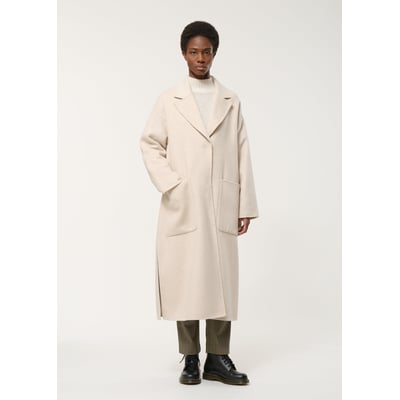 Manteau long oversize en laine mélangée HUMILITY