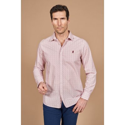 Chemise motif micro fleurs MCS