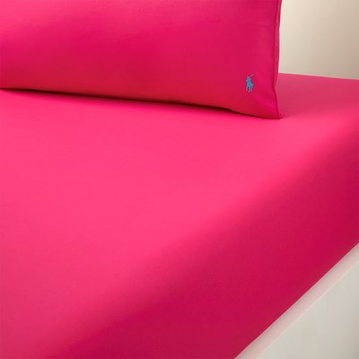 Drap housse en percale de coton, POLO PLAYER RALPH LAUREN HOME
