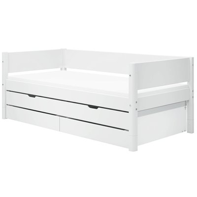 Banquette-lit effet bois FLEXA