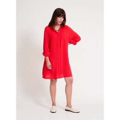 Robe chemise mi-longue fluide LAPEPITE NAF NAF