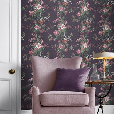 Papier peint Venetian Deep Plum GRAHAM ET BROWN