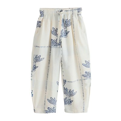 Pantalon barrel avec lin NEXT