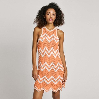Robe Courte À Rayures Zigzag PEPE JEANS