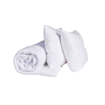Pack couette mi-saison oreiller anti-punaises TERRE DE NUIT
