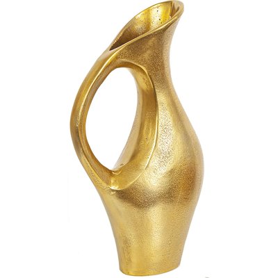 Vase décoratif doré en aluminium avec anse élégante RECOLLECTION