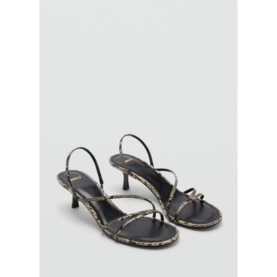 Sandales à lanières et talon MANGO