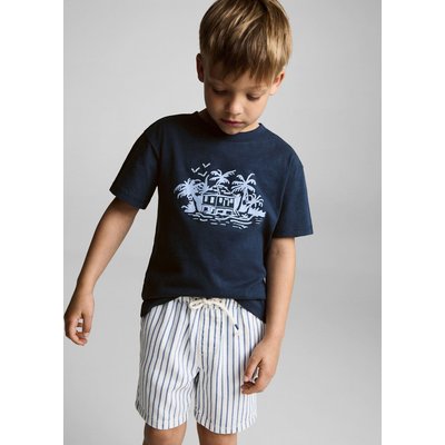 T-shirt coton motif en relief MANGO BABY