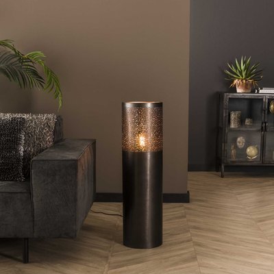 Lampadaire noir effet étoilé 90 cm RALF PIER IMPORT