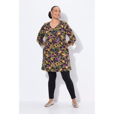 T-shirt long, avec fermeture zippée ULLA POPKEN