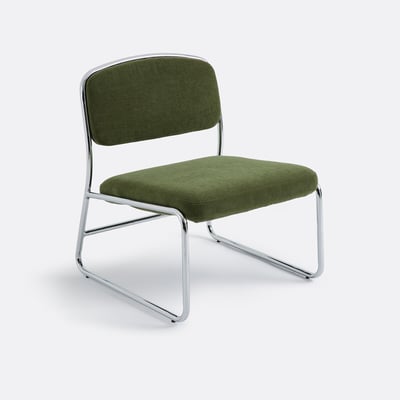 Fauteuil chrome et tissu, Celestina LA REDOUTE INTERIEURS