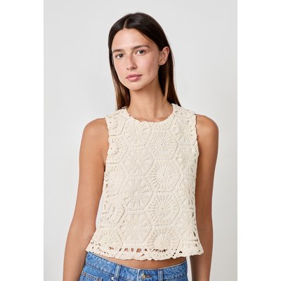 Top en coton brodé GRIDA ETAM