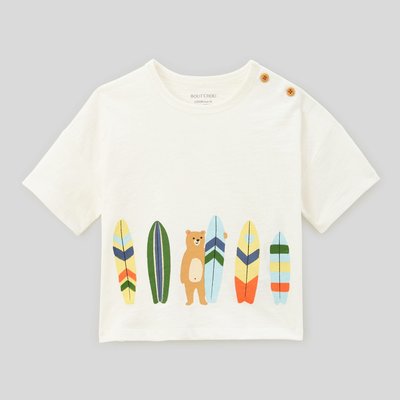 T-shirt manches courtes imprimé en coton BIO GOTS BOUT'CHOU