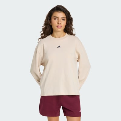 T-Shirt À Manches Longues 3 Bandes Studio Coupe Boyfriend ADIDAS SPORTSWEAR