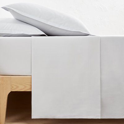Drap plat uni percale de coton Scenario LA REDOUTE INTERIEURS