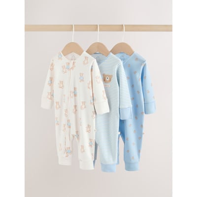 Dors-bien à zip double sens bébé, lot de 3 NEXT