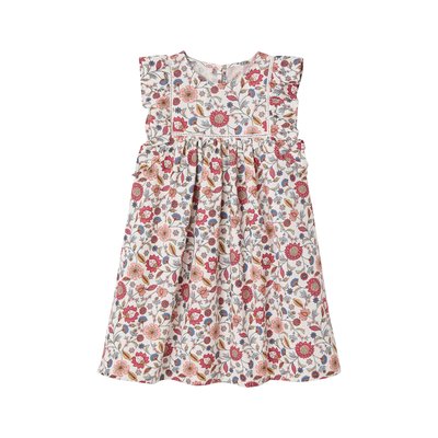 Robe à volants imprimée fleurs VERTBAUDET