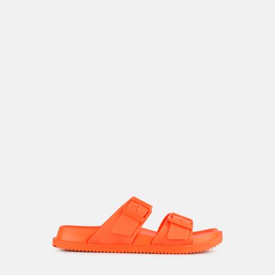 Mules avec double buckles ELISE LEMON JELLY