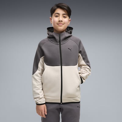 Sweat zippé à capuche en matière technique PUMA