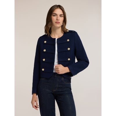 Veste courte avec boutons bijoux MOTIVI