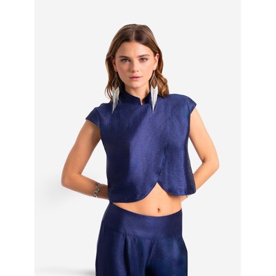Chemisier de style Qipao à col montant ALL IN THE-ARE