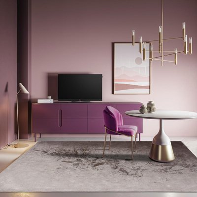 Tapis salon NOLTA , tapis en coton UN AMOUR DE TAPIS