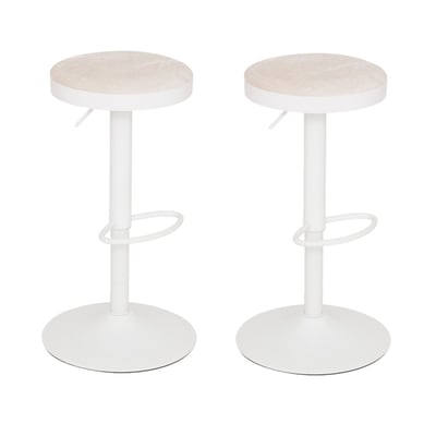Lot de 2 tabourets de bar en métal ILSA TOILINUX