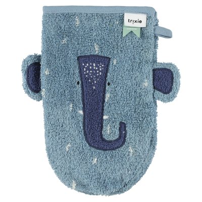 Lot de 2 gants de toilette Mr. Dino et Mrs. Elephant - Trixie TRIXIE