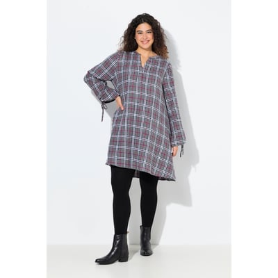 Robe tunique à col tunisien et ULLA POPKEN