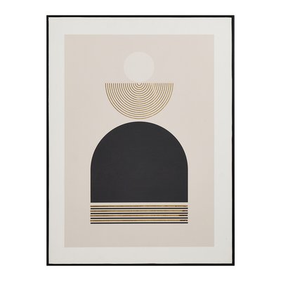 60x80cm Art Deco Print with Black Frame SO'HOME