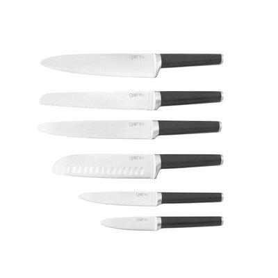 Lot de 6 couteaux de cuisine en inox, NUDE BJORN