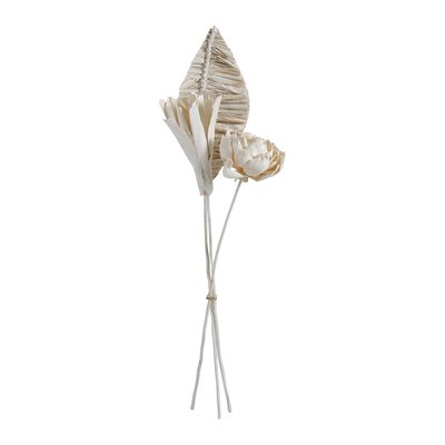 Bouquet de 3 déco végétales séchées pailletées MATHILDE M