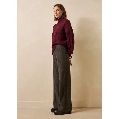 Pantalon droit en milano LA FEE MARABOUTEE