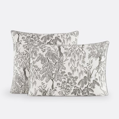Funda de almohada en percal de algodón lavado, Roxane LA REDOUTE INTERIEURS