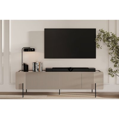 Meuble TV 200 cm panneaux de particules et MDF, MATHILDE BOBOCHIC