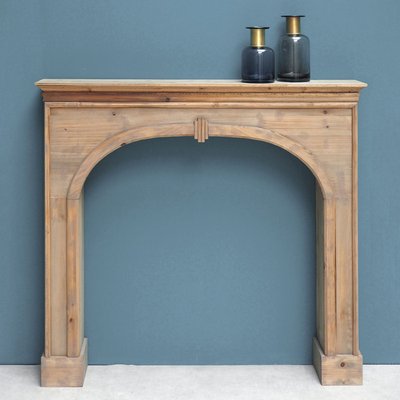 Console cheminée décorative en bois Beloeil Chehoma CHEHOMA