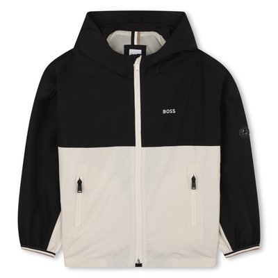 Coupe-vent bicolore à capuche BOSS KIDSWEAR