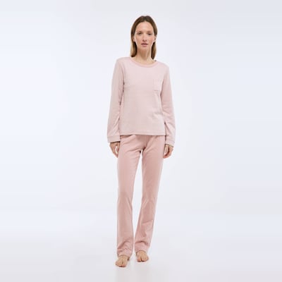 Pyjama long à rayures et pois en coton BIO MONOPRIX