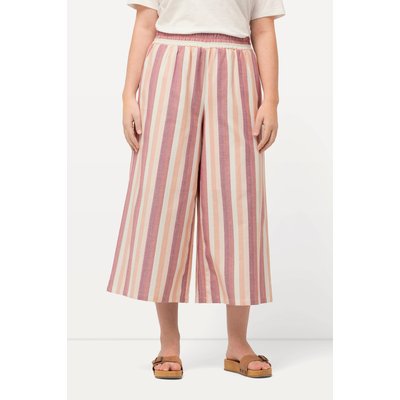 Jupe-culotte à rayures et jambe large. Coton ULLA POPKEN