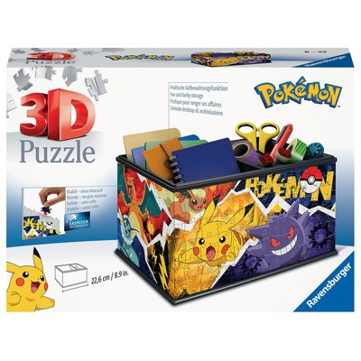 Puzzle 3d boite de rangement - pokémon RAVENSBURGER
