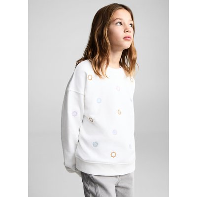 Sweat ornements fleurs MANGO KIDS